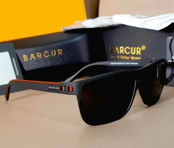 Óculos de sol Barcur original Lentes Polarizadas Uv400