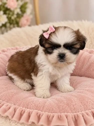 Shih tzu fêmea perfeita 50 dias