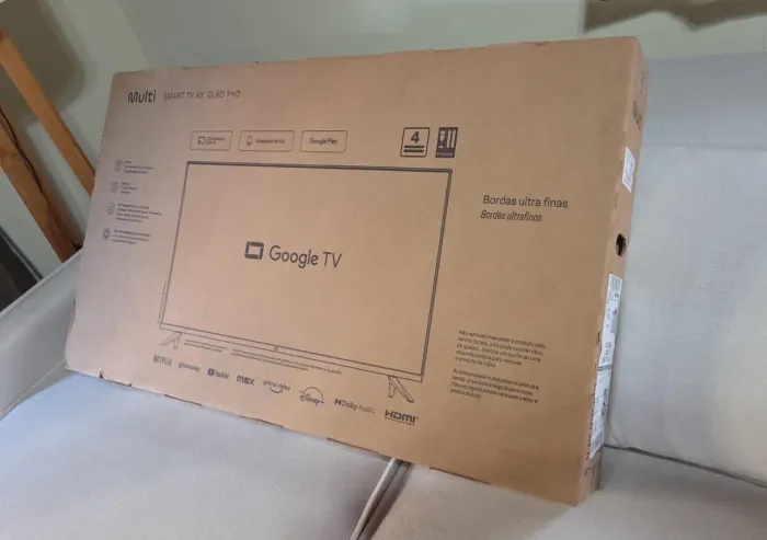 Smartv TV Multi (Multilaser) QLED 43" Google TV