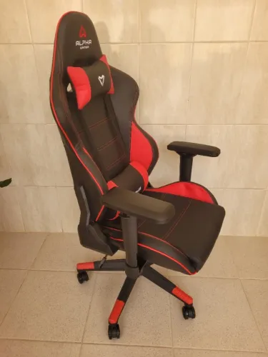 Cadeira Gamer Alpha Gamer Nimbus, Até 125 kg Vermelho