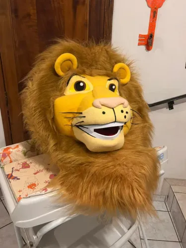 Cabeça de Leão para Fantasia / Personagem Vivo