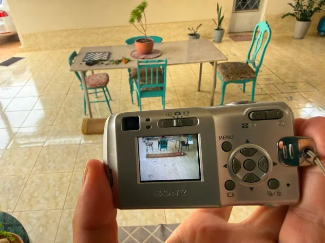 Câmera Cybershort DSC-S40 (pilha)