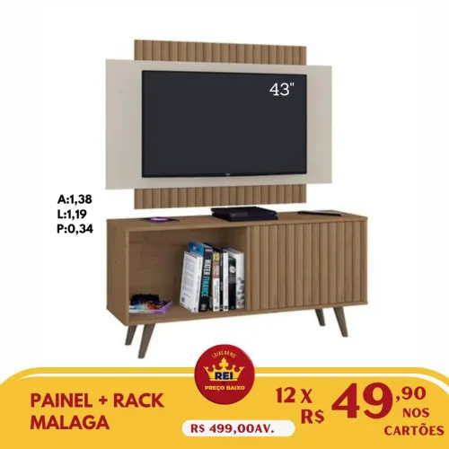 PROMOÇÃO URGENTE - Painel + Rack para TVS por apenas 12x de R$49,90