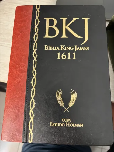 Bíblia King James 1611 com Estudo Holman NOVA