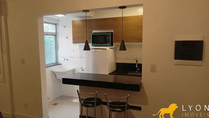 Apartamento mobiliado de 1 dormitório para alugar no bairro Vila Ipiranga