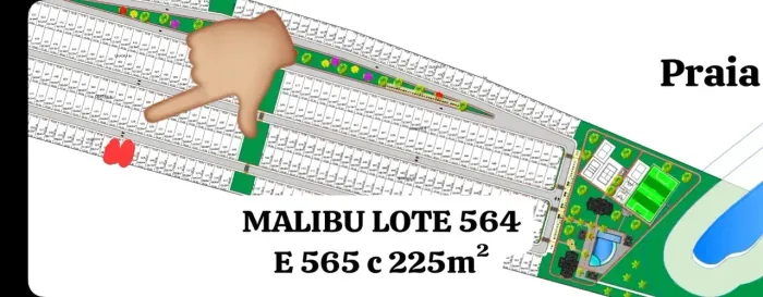 REPASSE MALIBU LOTE 564 OU 565