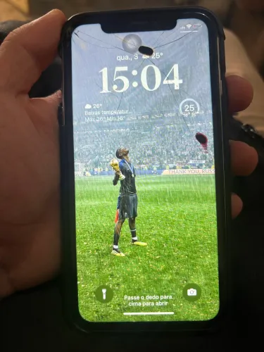 iPhone XR 128GB Funcionando - Tela Trincada e Sem Leitura de Chip