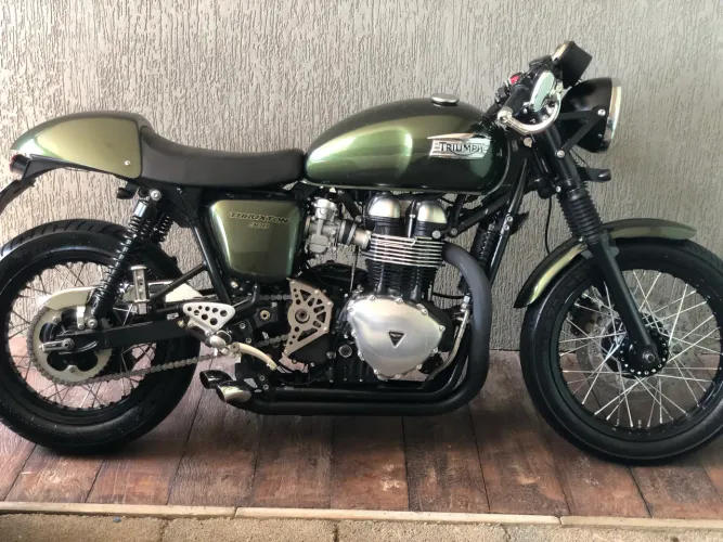 Triumph Thruxton 900 2014 - Customizada | Estado Impecável