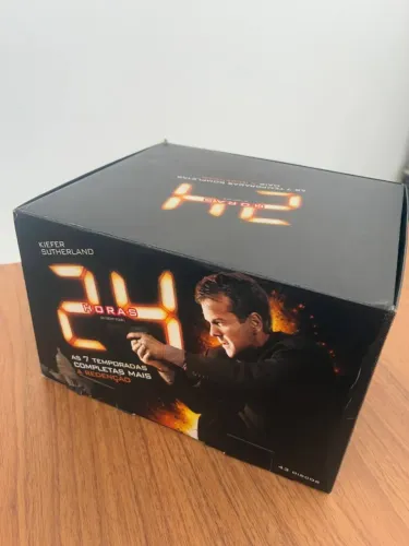 Box Completo da Série 24 Horas (24) - 7 Temporadas + Filme A Redenção | DVD Original