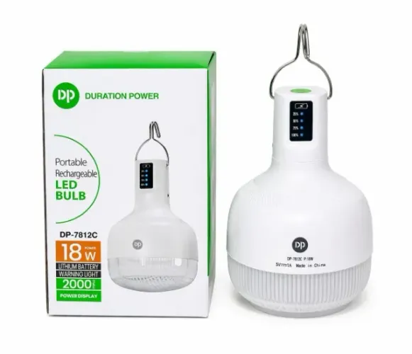 Lampião Led Recarregável Lâmpada Acampamento Barraca Pesca 18w