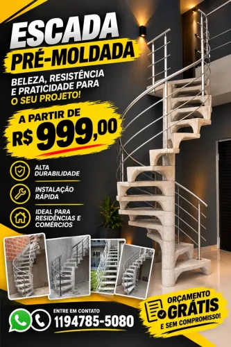 Escada Pré moldada - Oferta