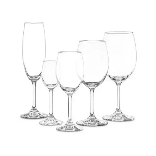 Jogo 30 Taças de Cristal Bohemia Riaelle Etilux For our Home