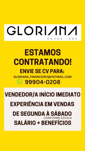 Vaga Vendedor/a Loja