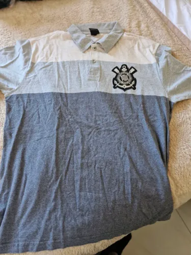 camisa polo corinthians masculina licenciada g