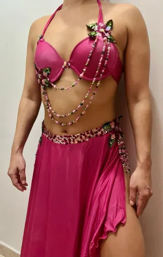 Top e saia de dança do ventre