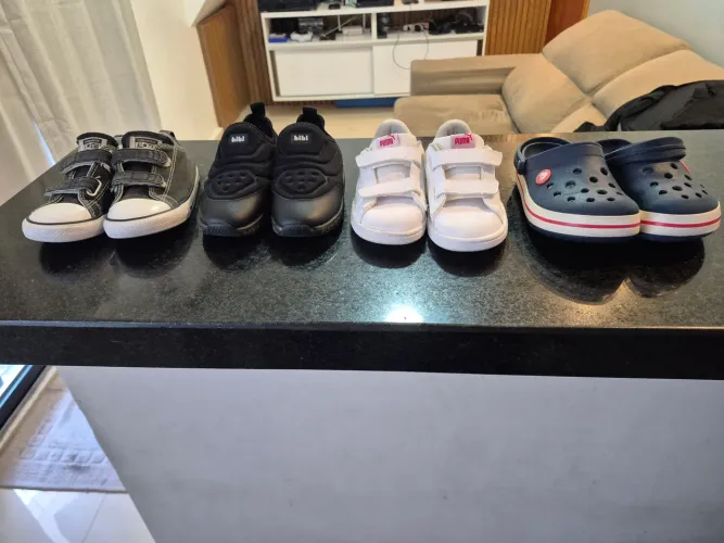All Star N?25 Bibi N?25 Crocs N? 11 Puma N?25