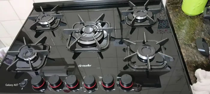 Fogão 5 bocas tripla chama 