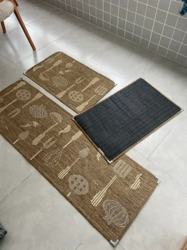 Tapetes de cozinha de sisal