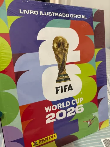 Album Copa Fifa 2026 Capa Dura + 130 Figurinhas avulsas não repetidas! 