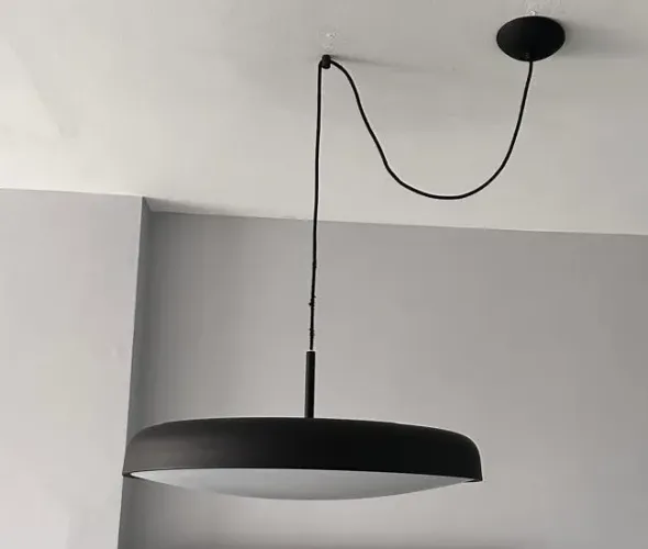Lustre pendente preto