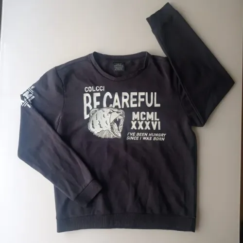 moletom masculino careca - m - colcci - preto