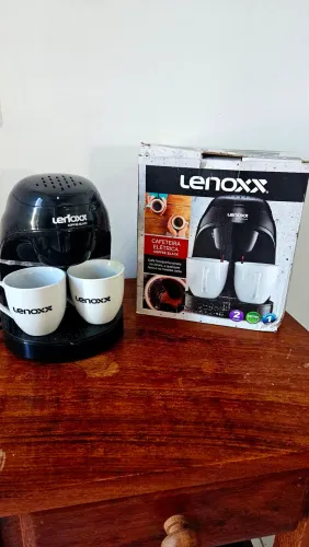 Cafeteira elétrica Xícaras Black Coffee Lenoxx