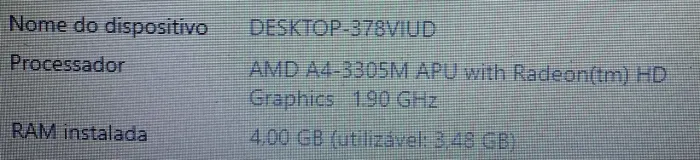Notebook Samsung - USADO