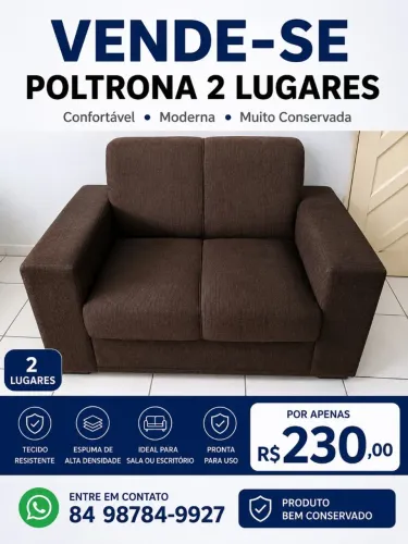 Vendo lindo sofá pra duas pessoas.