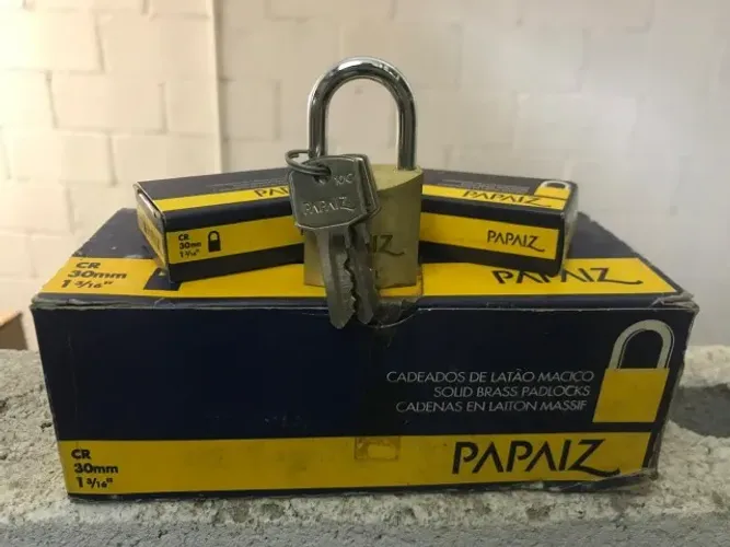 Cadeado (lote c/ 22 unid) Papaiz 30MM