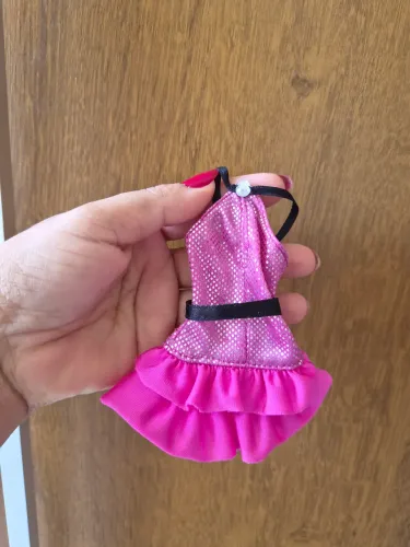 Vestido pink da barbie 
