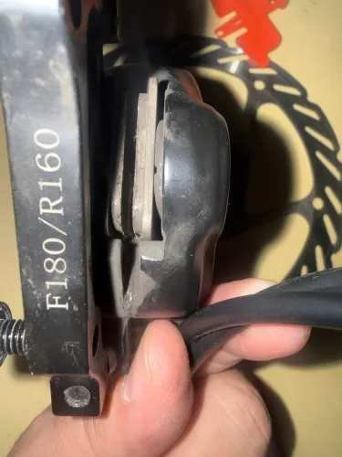 Freio traseiro Shimano + rotor 160mm