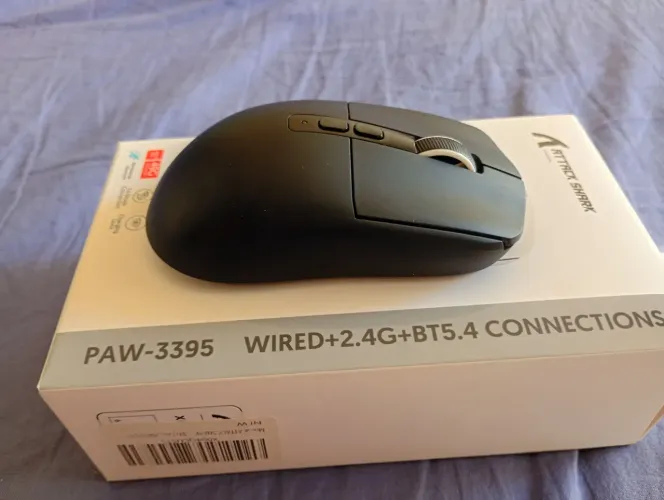 Mouse gamer attack shark x6 excelente estado com caixa e nota fiscal