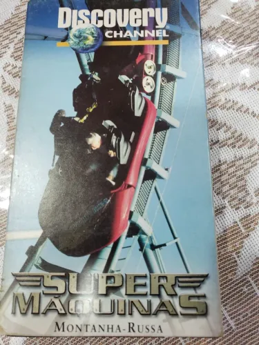 VHS Discovery Channel "Super Máquinas: MONTANHA RUSSA"