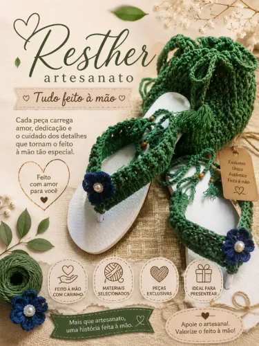 Chinelos femininos personalizada