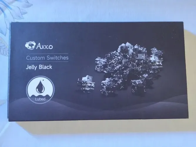 Kit Com 45 Unidades Switch Para Teclado Mecânico Akko CS Jelly Black LUBED - (NOVO)