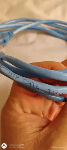 Cabo de Rede / Internet Cat6 2 Metros - Ótima Qualidade