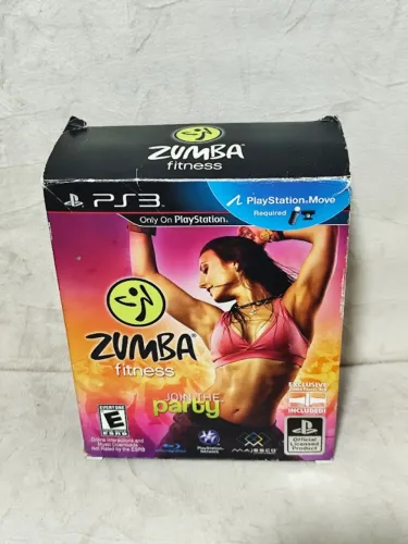 ZUMBA FITNESS - PS3 COM A CAIXA E ACESSORIO