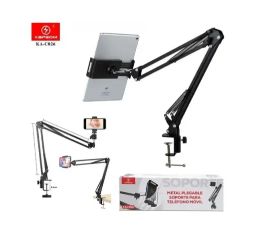 Suporte Universal Braço Articulado para Celular e Tablet