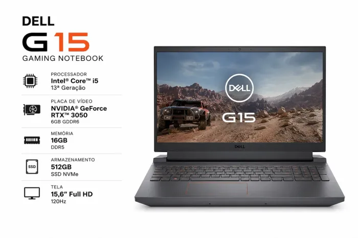 Notebook Gamer Dell G15 5530