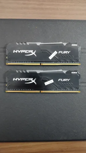 Memória ram ddr4 16gb(2x8) 3200mhz Kingston Fury Beast RGB