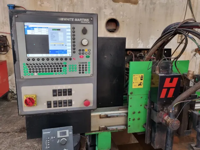 Mesa de Corte Plasma CNC White Martins AutoCut 2.5 Duo + Hypertherm HSD130