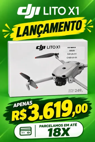 Drone Dji Lito X1 (Lançamento) Em até 18x / Pronta entrega 