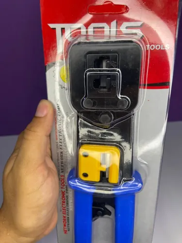 Alicate de Crimpar Cabo de Rede Multifunção Corta Fio Para Conectores RJ45 RJ12 RJ11 an2