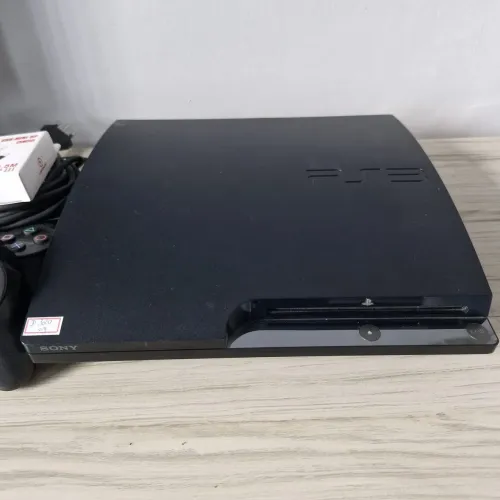 Playstation 3 Slim, Ps3 Slim Usado, 320Gb Desbloqueado, Com garantia