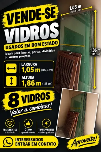 Vende-se vidros