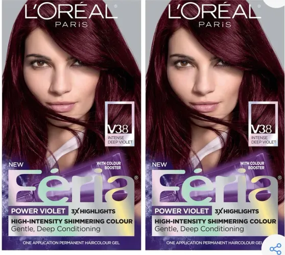Kit tinta cabelo / L'Oréal Paris Feria V38 (importada EUA)