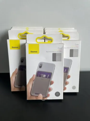 Case de silicone Adesivo para Celular Baseus