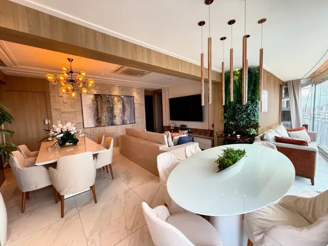 Porteira Fechada em Batista Campos: Apartamento de Alto Padrão com 3 Suítes no Edifício Au