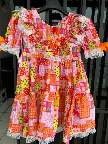 Vestido quadrilha festa junina 