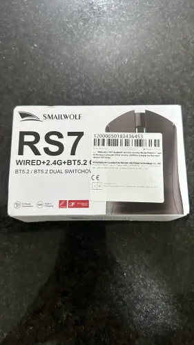 Mouse Gamer Sem Fio SMAILWOLF RS7 PAW3311